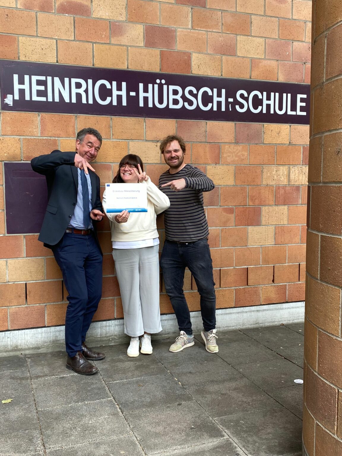 Das Programm Erasmus+ nun auch an der HeinrichHübschSchule Heinrich