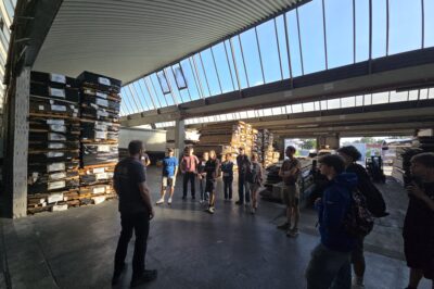 Die Abteilung Holz war unterwegs